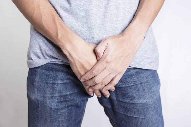 bolovi u preponama s prostatitisom